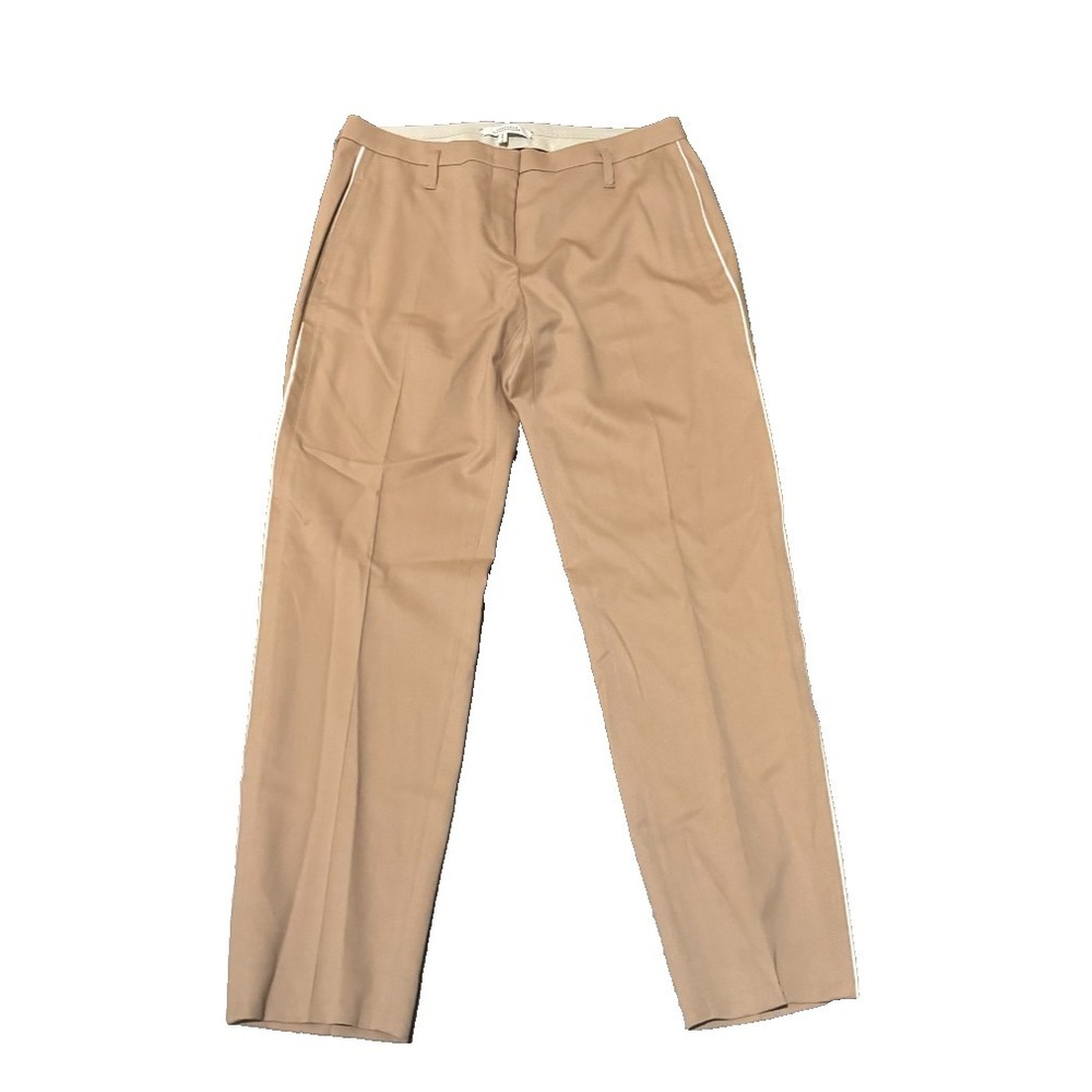 Dorothee Schumacher chino pants beige size 3 US 6 work trousers wool straight